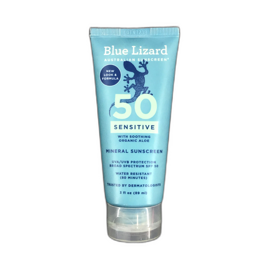 Blue Lizard Sensitive Mineral Sunscreen SPF 50+ 3oz Exp 02/27 Pack of 1 New