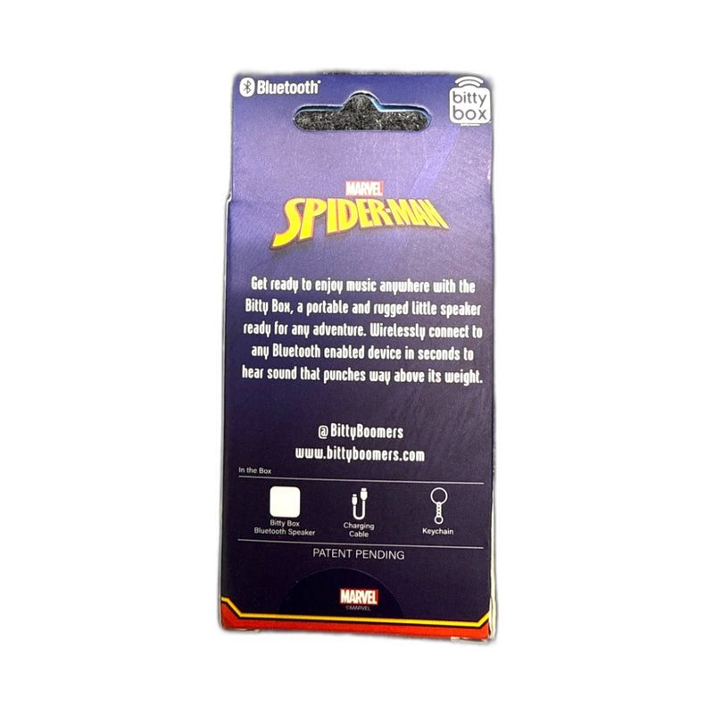 Marvel Spider-Man Mini Bluetooth Speaker Keychain 4H Pack of 1 New