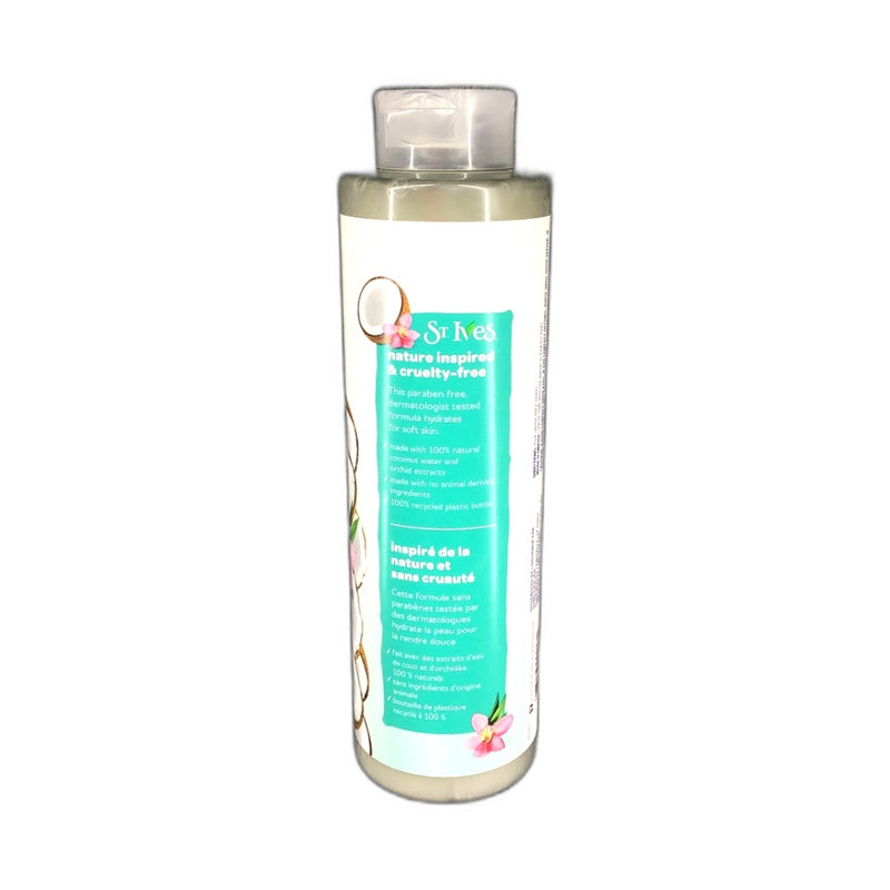 St Ives Hydrating Coconut Water Orchid Body Wash 22oz Pack Pack of 1 New