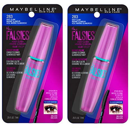 Pack of 2 Maybelline New York The Falsies Mascara, Navy Glam 283